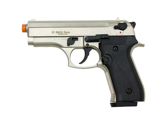 EKOL Dicle 8000 9mm Semi Automatic Front Firing Blank Gun in Satin Finish - TCN VAULT