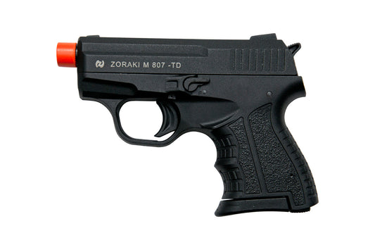 Zoraki M807 8mm Semi Automatic Front Firing Blank Gun, Black - TCN VAULT